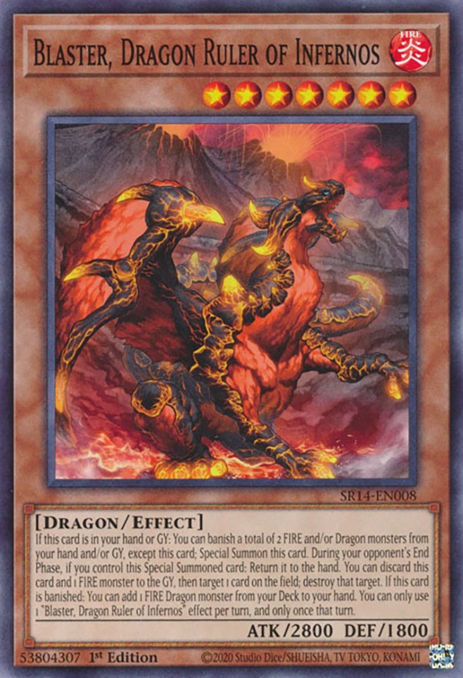 Blaster, Dragon Ruler of Infernos [SR14-EN008] Common | Gear Gaming Fayetteville