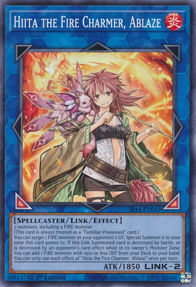 Hiita the Fire Charmer, Ablaze [SR14-EN043] Common | Gear Gaming Fayetteville