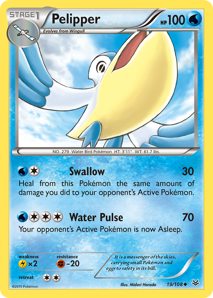 Pelipper (19/108) [XY: Roaring Skies] | Gear Gaming Fayetteville