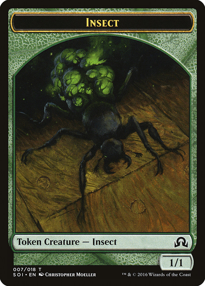 Insect Token [Shadows over Innistrad Tokens] | Gear Gaming Fayetteville