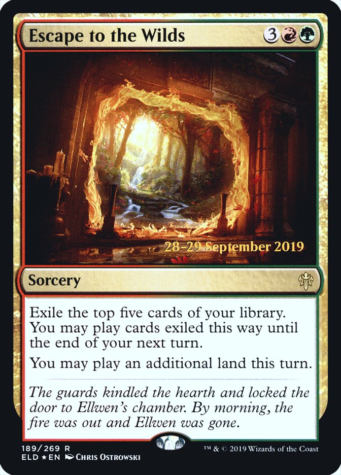 Escape to the Wilds [Throne of Eldraine Prerelease Promos] | Gear Gaming Fayetteville