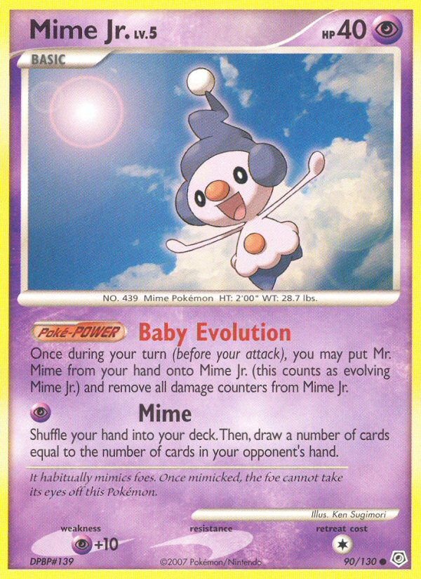 Mime Jr. (90/130) [Diamond & Pearl: Base Set] | Gear Gaming Fayetteville