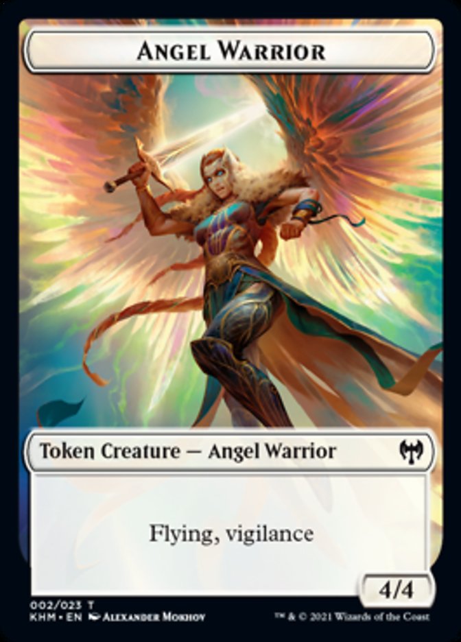 Angel Warrior Token [Kaldheim Tokens] | Gear Gaming Fayetteville