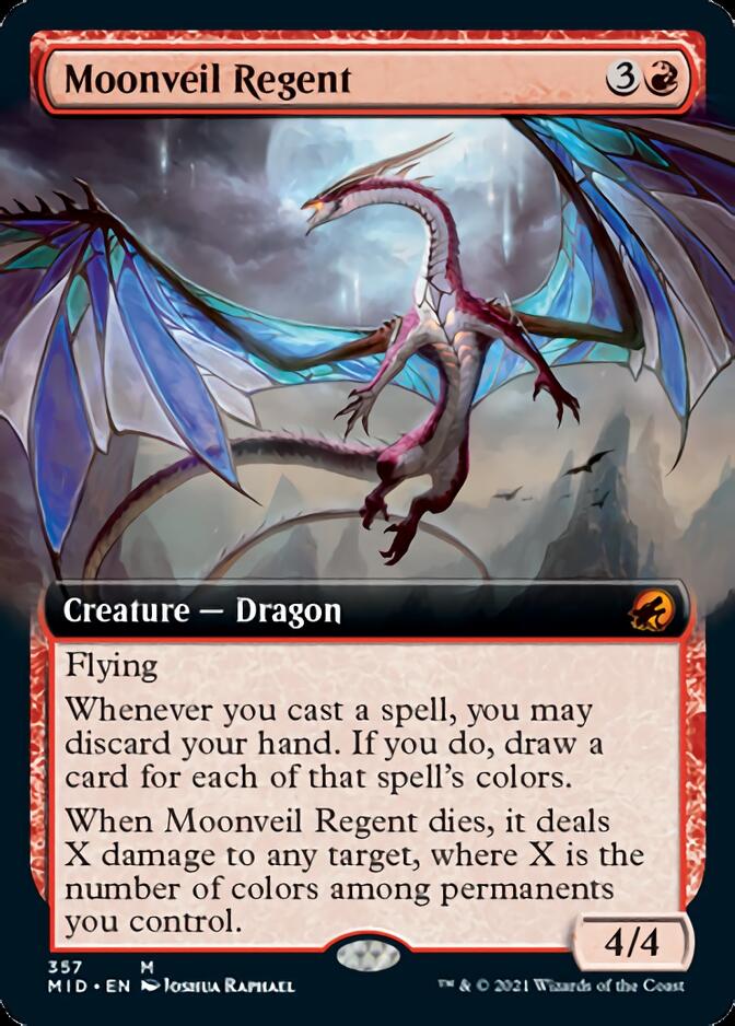 Moonveil Regent (Extended Art) [Innistrad: Midnight Hunt] | Gear Gaming Fayetteville