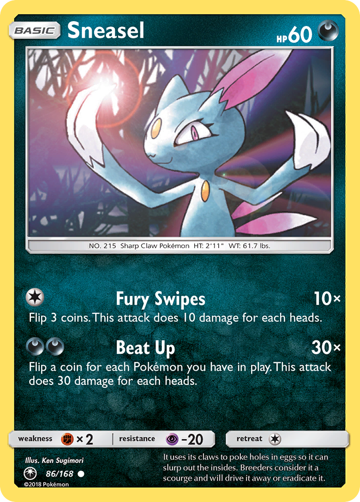 Sneasel (86/168) [Sun & Moon: Celestial Storm] | Gear Gaming Fayetteville