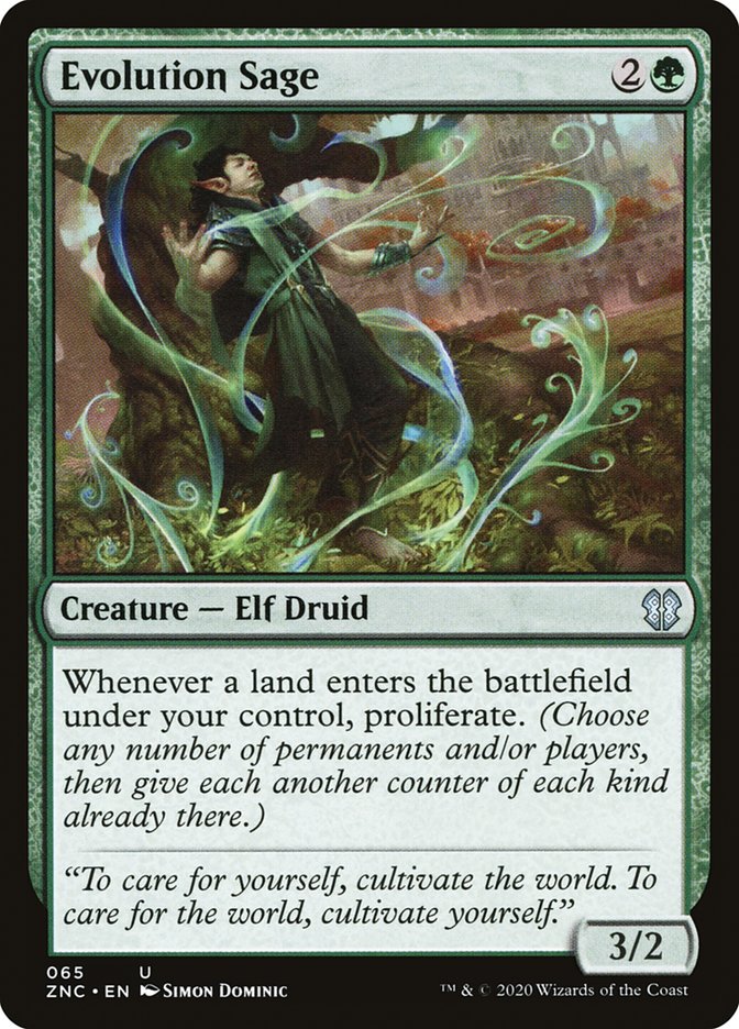 Evolution Sage [Zendikar Rising Commander] | Gear Gaming Fayetteville