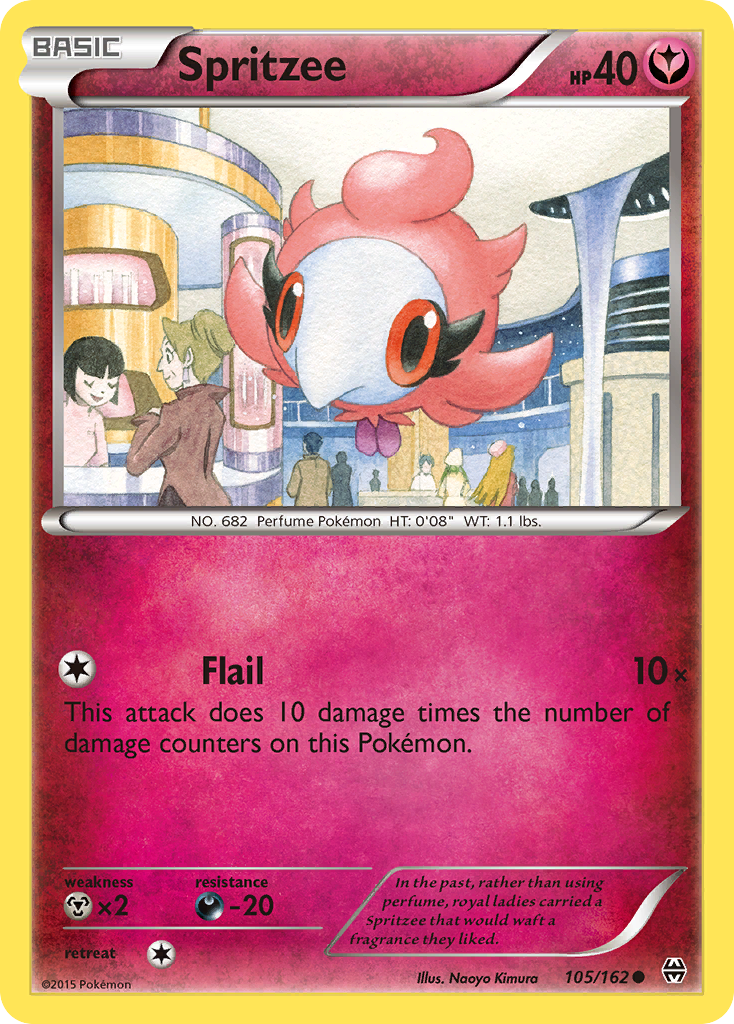 Spritzee (105/162) [XY: BREAKthrough] | Gear Gaming Fayetteville