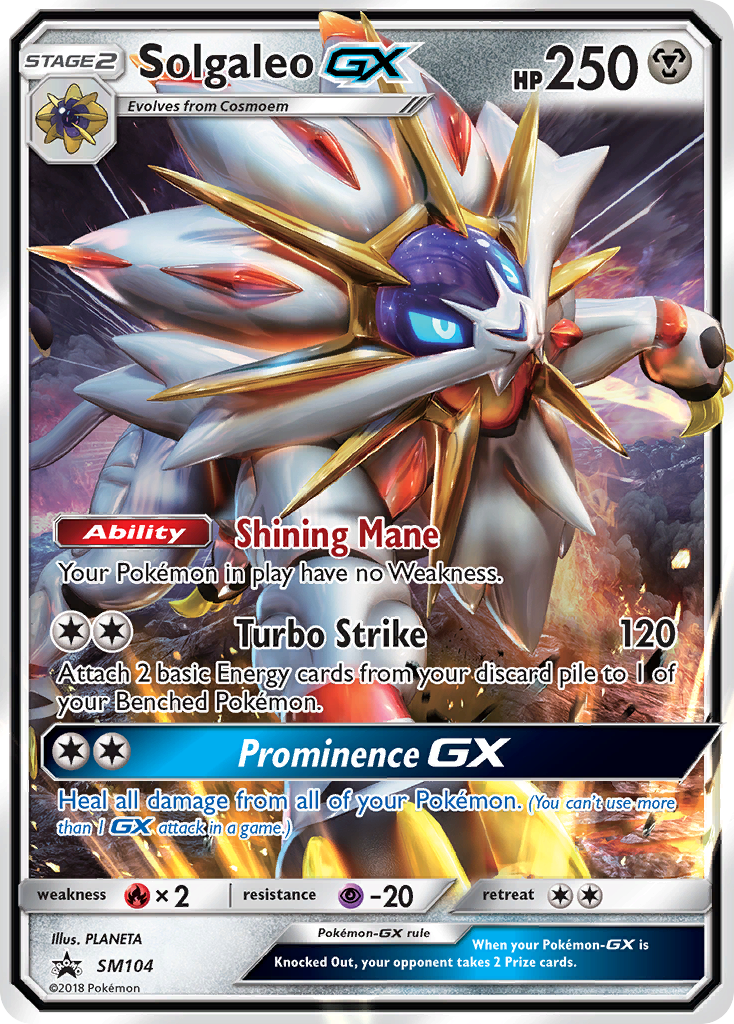 Solgaleo GX (SM104) [Sun & Moon: Black Star Promos] | Gear Gaming Fayetteville