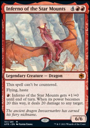 Inferno of the Star Mounts (Promo Pack) [Dungeons & Dragons: Adventures in the Forgotten Realms Promos] | Gear Gaming Fayetteville