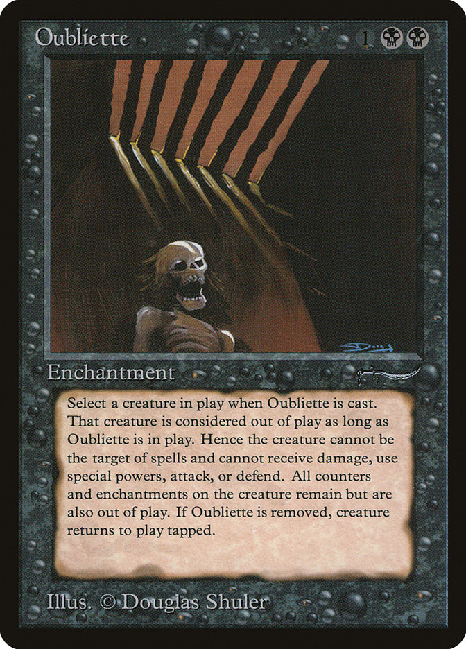 Oubliette (Dark Mana Cost) [Arabian Nights] | Gear Gaming Fayetteville