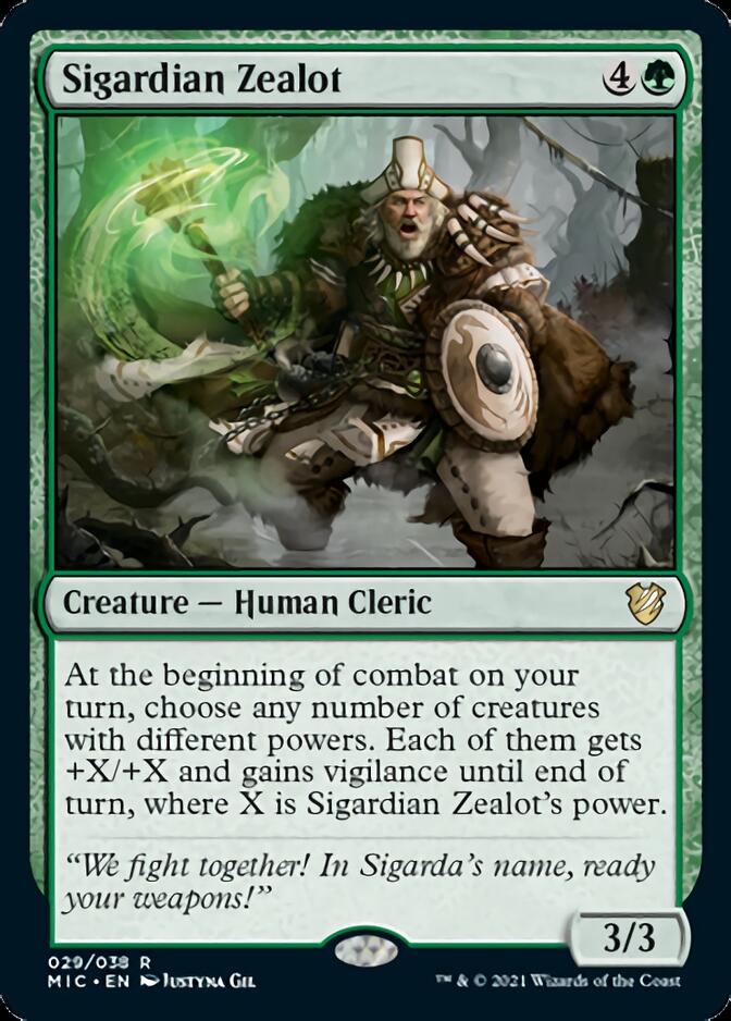 Sigardian Zealot [Innistrad: Midnight Hunt Commander] | Gear Gaming Fayetteville