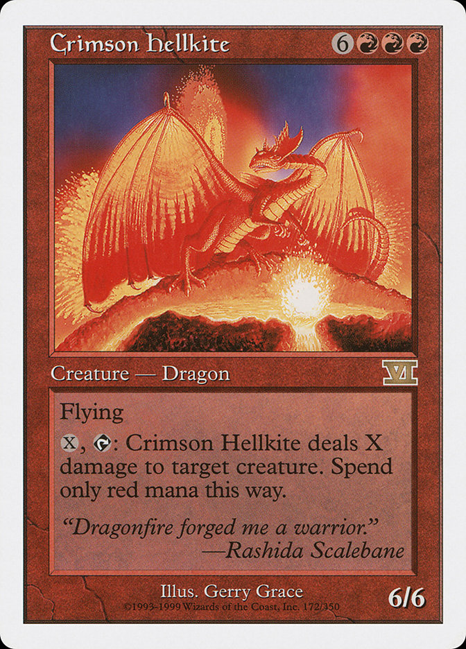 Crimson Hellkite [Classic Sixth Edition] | Gear Gaming Fayetteville