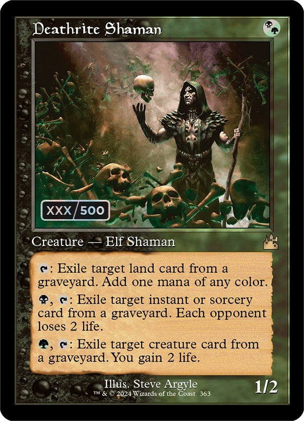 Deathrite Shaman (Retro) (Serialized) [Ravnica Remastered] | Gear Gaming Fayetteville