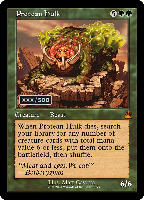 Protean Hulk (Retro) (Serialized) [Ravnica Remastered] | Gear Gaming Fayetteville