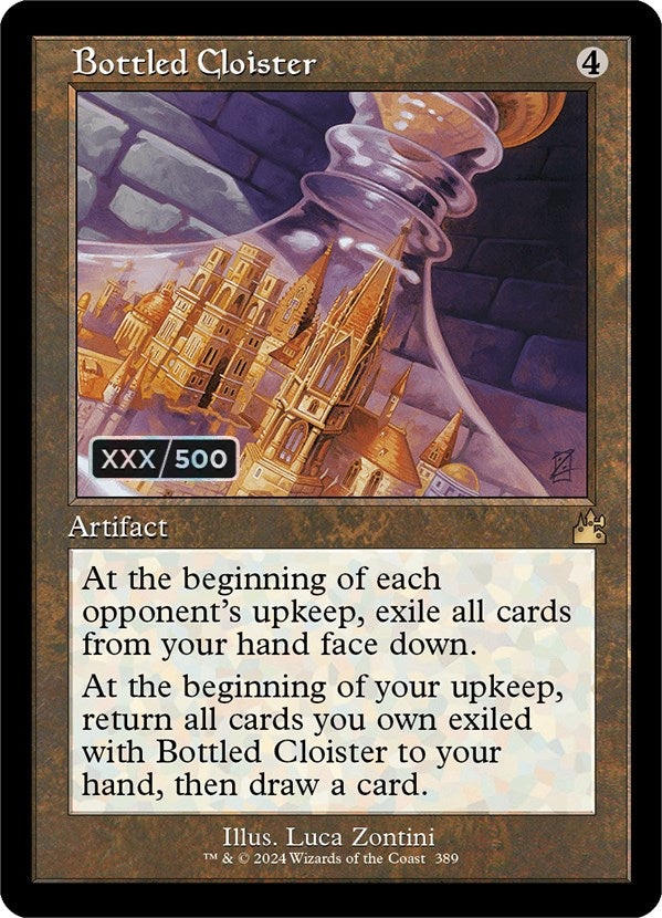 Bottled Cloister (Retro) (Serialized) [Ravnica Remastered] | Gear Gaming Fayetteville