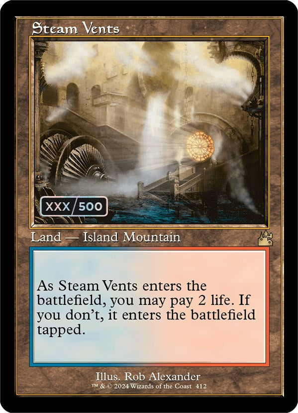 Steam Vents (Retro) (Serialized) [Ravnica Remastered] | Gear Gaming Fayetteville