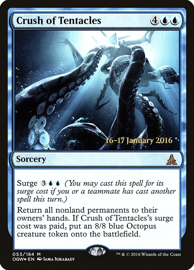 Crush of Tentacles [Oath of the Gatewatch Prerelease Promos] | Gear Gaming Fayetteville