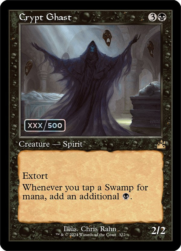 Crypt Ghast (Retro) (Serialized) [Ravnica Remastered] | Gear Gaming Fayetteville