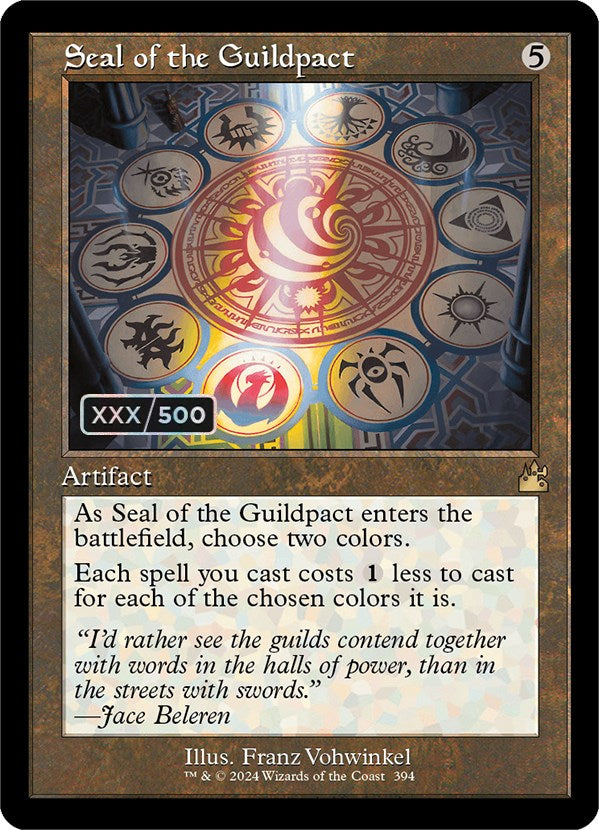 Seal of the Guildpact (Retro) (Serialized) [Ravnica Remastered] | Gear Gaming Fayetteville