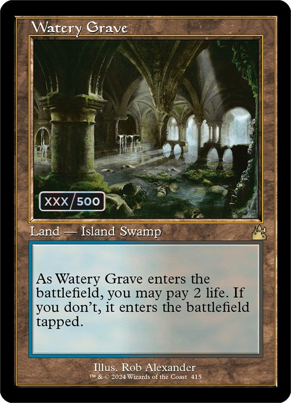 Watery Grave (Retro) (Serialized) [Ravnica Remastered] | Gear Gaming Fayetteville