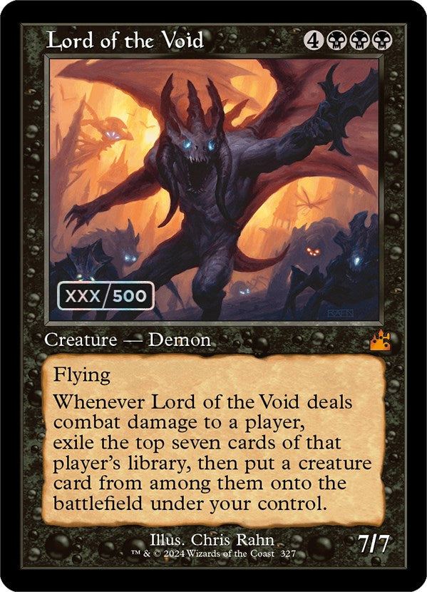 Lord of the Void (Retro) (Serialized) [Ravnica Remastered] | Gear Gaming Fayetteville