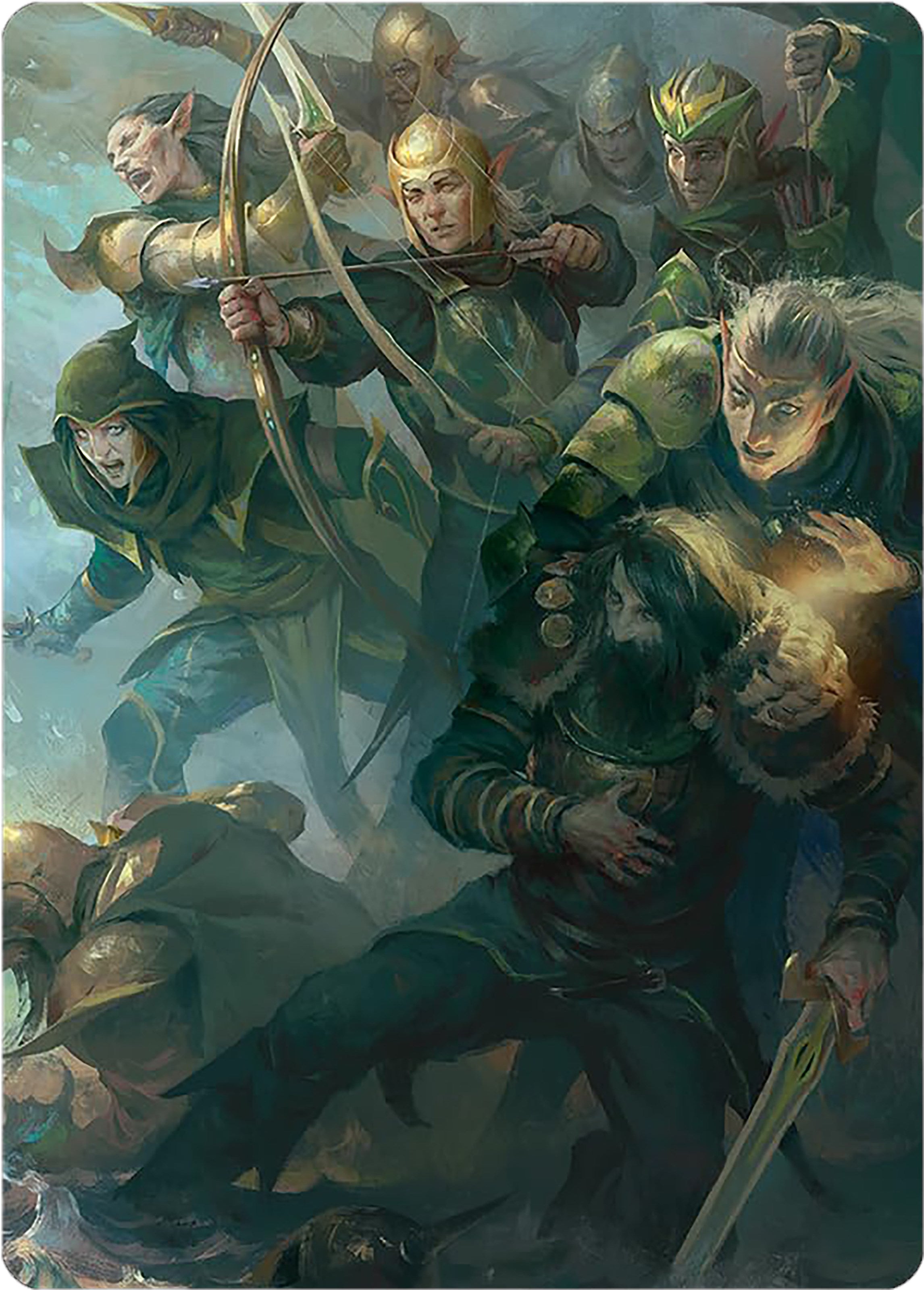 Galadhrim Brigade Art Card [The Lord of the Rings: Tales of Middle-earth Art Series] | Gear Gaming Fayetteville