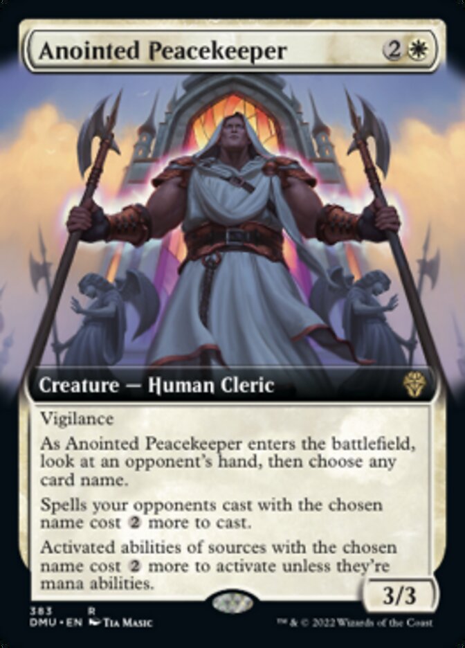 Anointed Peacekeeper (Extended Art) [Dominaria United] | Gear Gaming Fayetteville