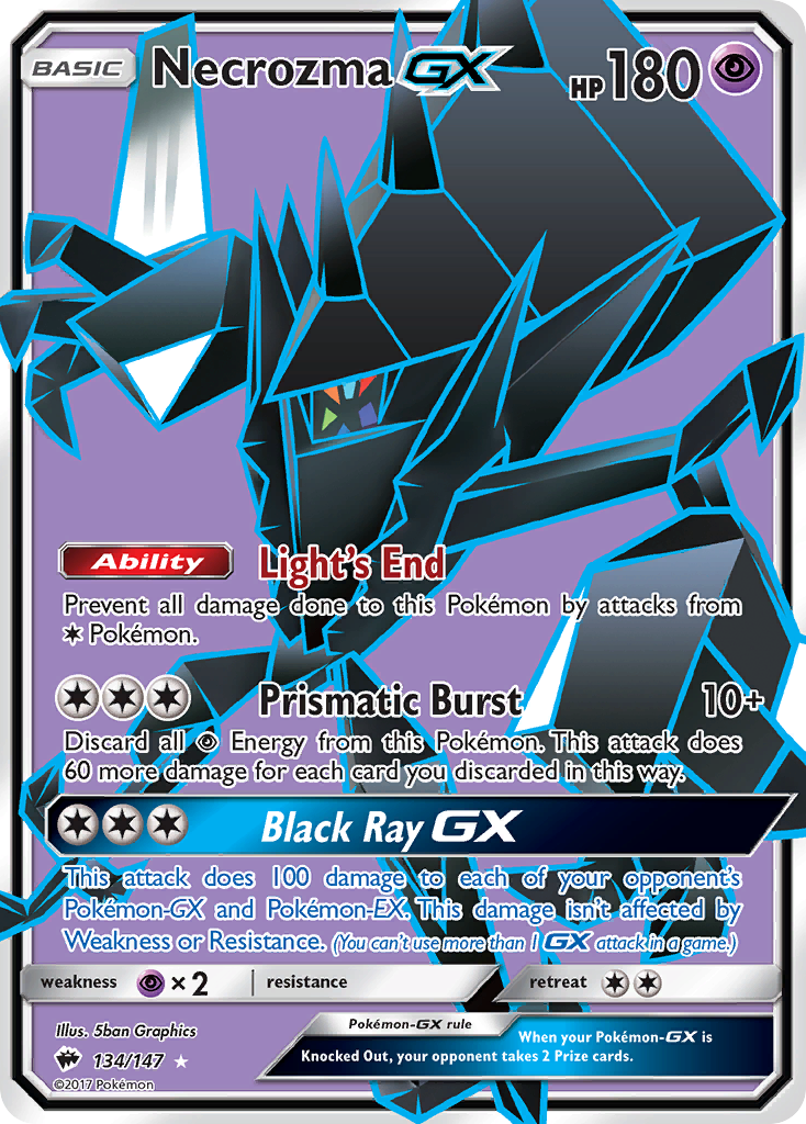 Necrozma GX (134/147) [Sun & Moon: Burning Shadows] | Gear Gaming Fayetteville