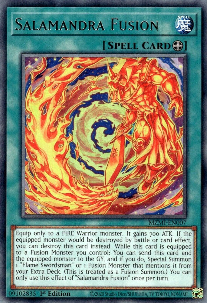 Salamandra Fusion [MZMI-EN007] Rare | Gear Gaming Fayetteville