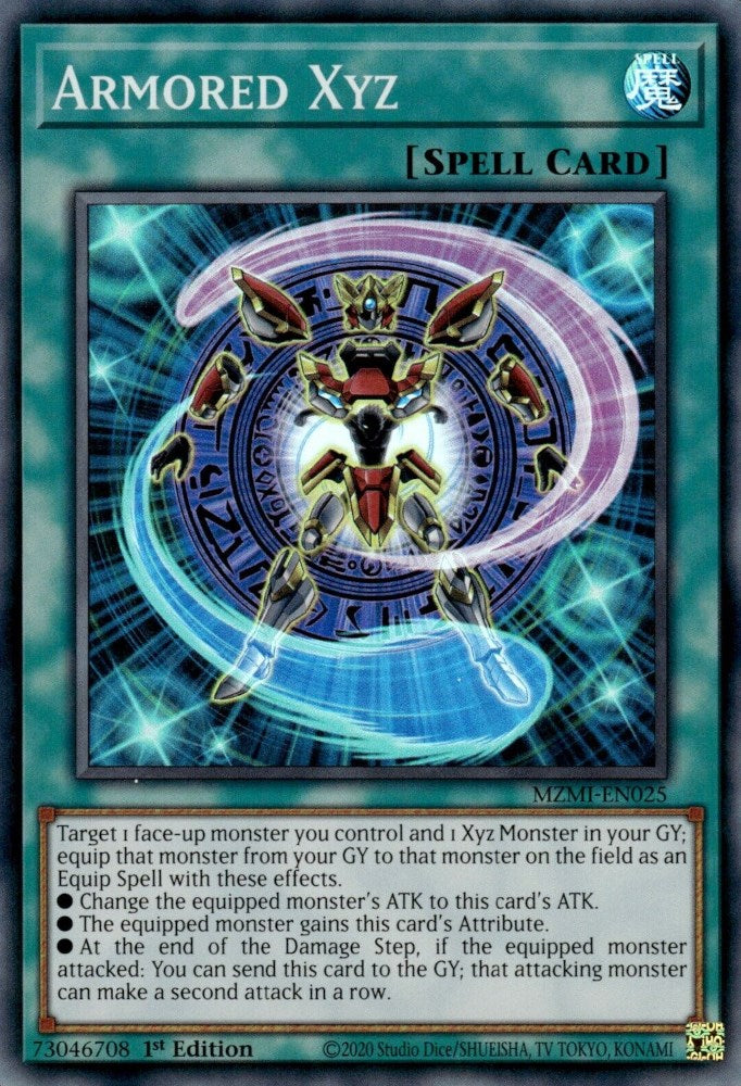 Armored Xyz [MZMI-EN025] Super Rare | Gear Gaming Fayetteville