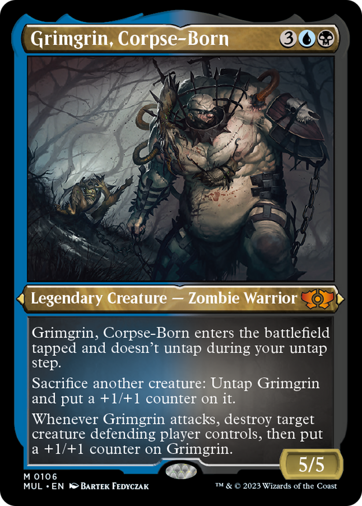 Grimgrin, Corpse-Born (Foil Etched) [Multiverse Legends] | Gear Gaming Fayetteville