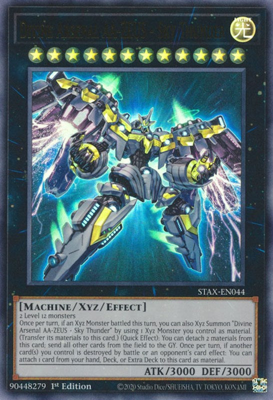 Divine Arsenal AA-ZEUS - Sky Thunder [STAX-EN044] Ultra Rare | Gear Gaming Fayetteville