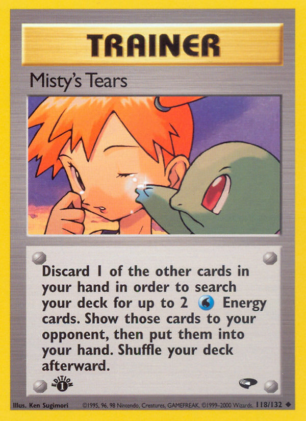 Misty's Tears (118/132) [Gym Challenge 1st Edition] | Gear Gaming Fayetteville