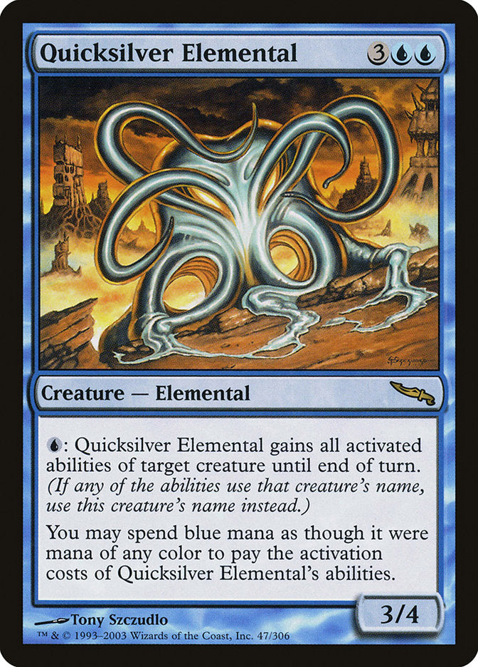 Quicksilver Elemental [Mirrodin] | Gear Gaming Fayetteville