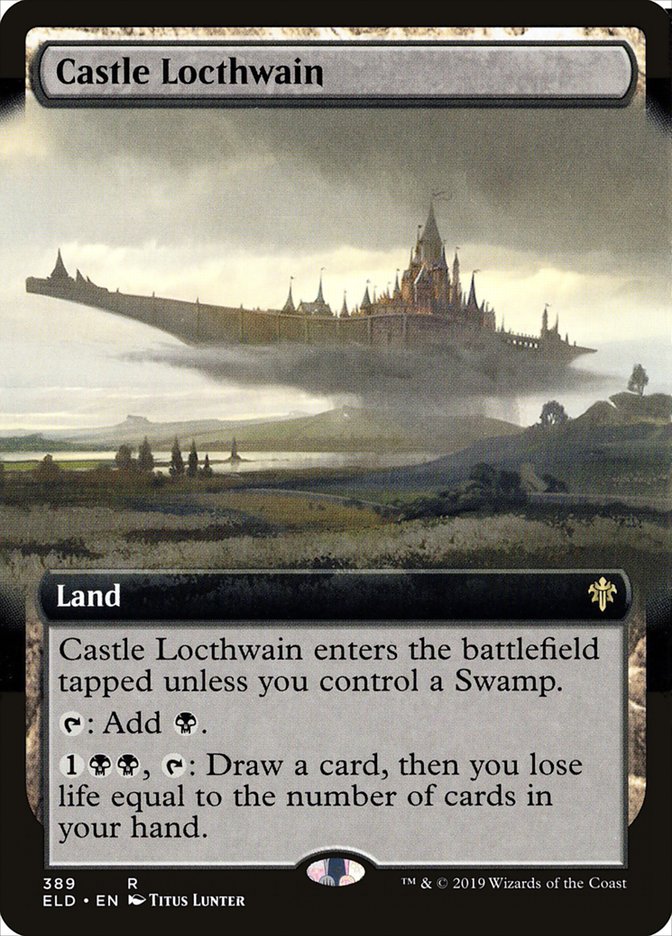 Castle Locthwain (Extended Art) [Throne of Eldraine] | Gear Gaming Fayetteville