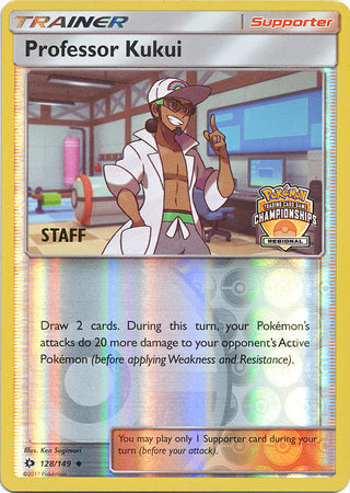 Professor Kukui (128/149) (Regional Championship Promo Staff) [Sun & Moon: Base Set] | Gear Gaming Fayetteville