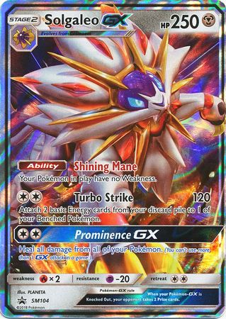 Solgaleo GX (SM104) (Jumbo Card) [Sun & Moon: Black Star Promos] | Gear Gaming Fayetteville