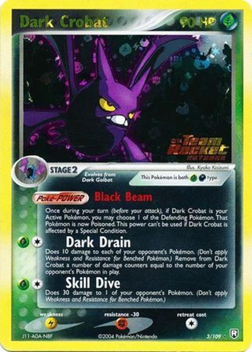 Dark Crobat (3/109) (Stamped) [EX: Team Rocket Returns] | Gear Gaming Fayetteville