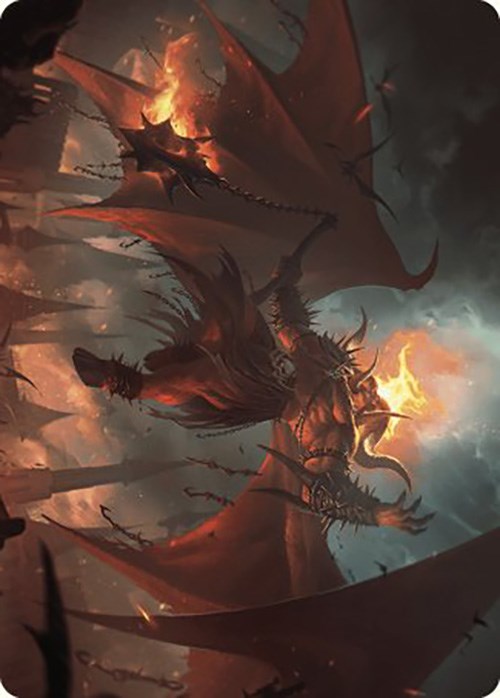 Rakdos, Patron of Chaos Art Card (22/49) [Murders at Karlov Manor Art Series] | Gear Gaming Fayetteville