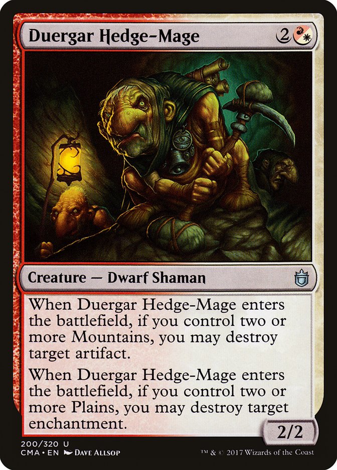 Duergar Hedge-Mage [Commander Anthology] | Gear Gaming Fayetteville