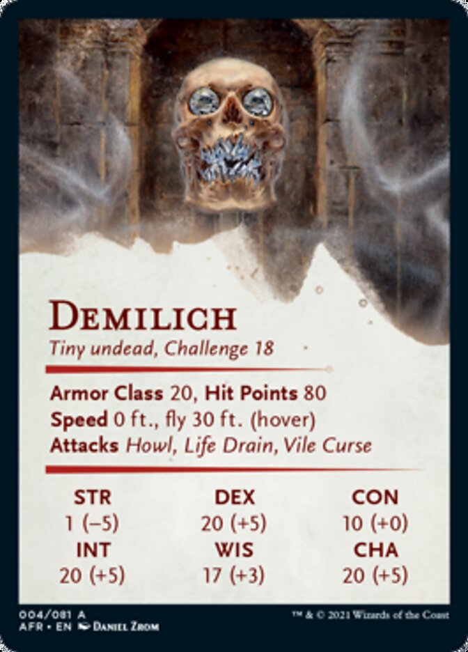 Demilich Art Card [Dungeons & Dragons: Adventures in the Forgotten Realms Art Series] | Gear Gaming Fayetteville