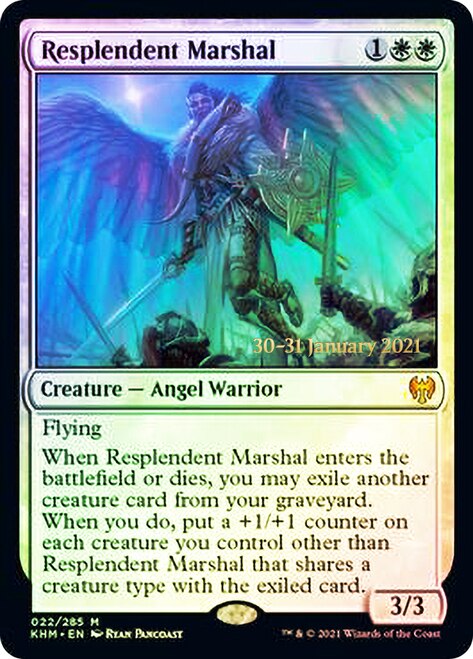 Resplendent Marshal [Kaldheim Prerelease Promos] | Gear Gaming Fayetteville