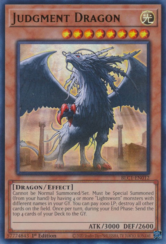 Judgment Dragon [BLC1-EN012] Ultra Rare | Gear Gaming Fayetteville