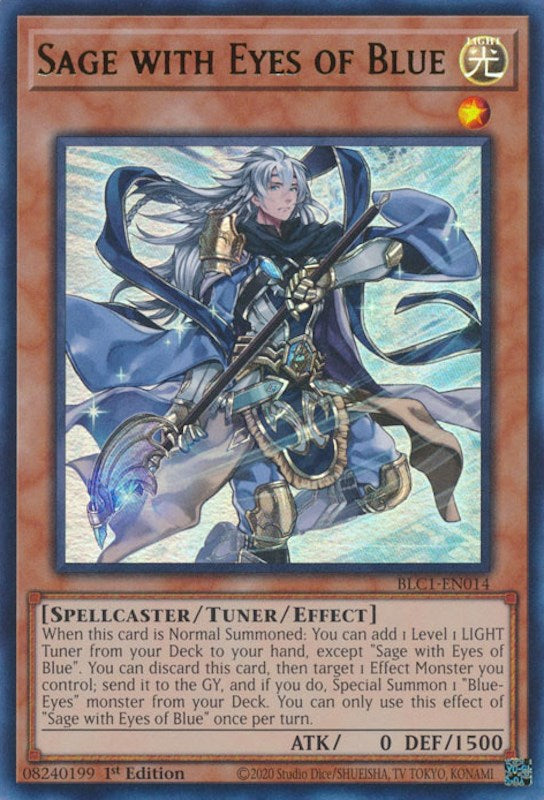 Sage with Eyes of Blue [BLC1-EN014] Ultra Rare | Gear Gaming Fayetteville