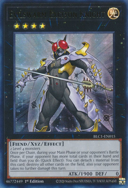 Evilswarm Exciton Knight [BLC1-EN015] Ultra Rare | Gear Gaming Fayetteville