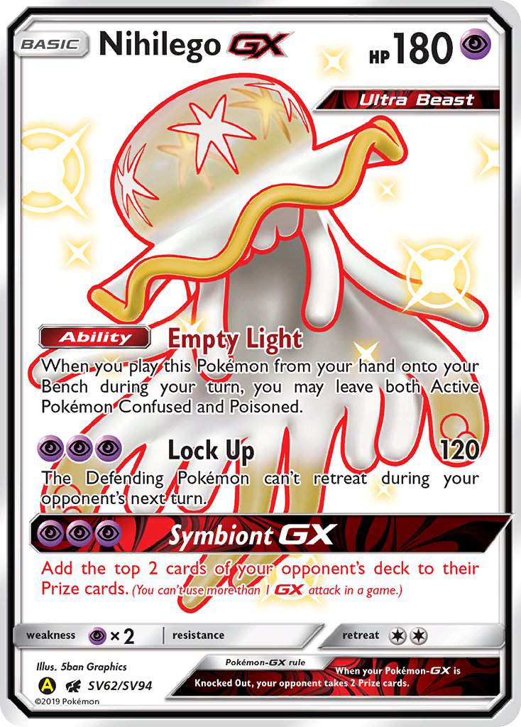 Nihilego GX (SV62/SV94) [Sun & Moon: Hidden Fates - Shiny Vault] | Gear Gaming Fayetteville