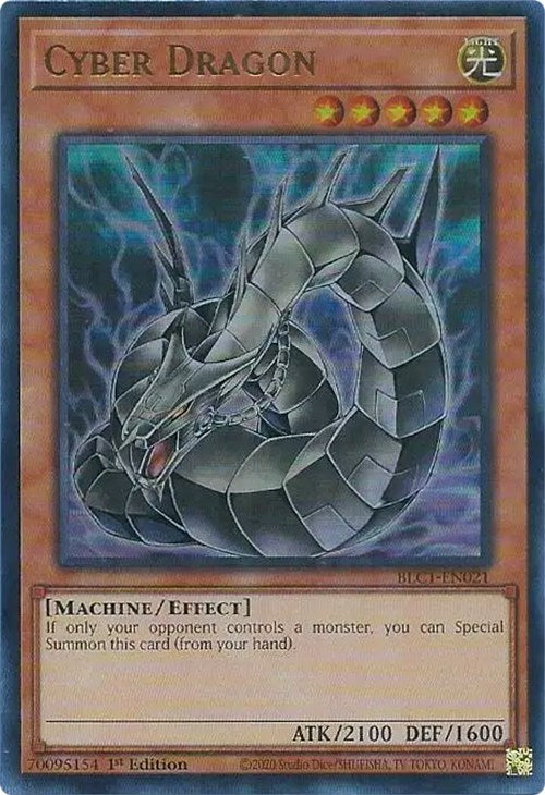 Cyber Dragon (Alternate Art) [BLC1-EN021] Ultra Rare | Gear Gaming Fayetteville