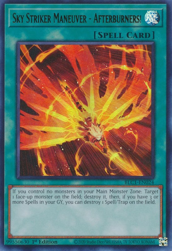 Sky Striker Maneuver - Afterburners! [BLC1-EN024] Ultra Rare | Gear Gaming Fayetteville