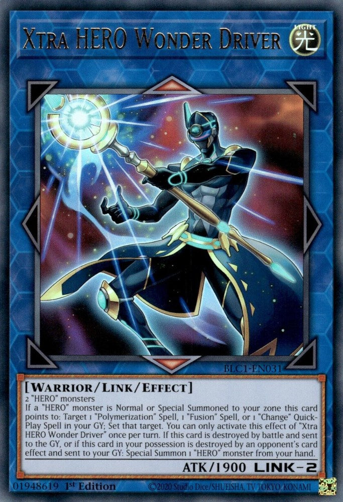 Xtra HERO Wonder Driver [BLC1-EN031] Ultra Rare | Gear Gaming Fayetteville