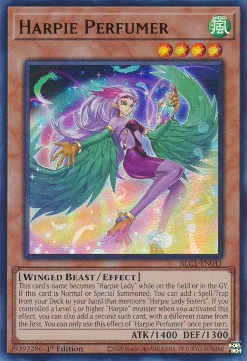 Harpie Perfumer [BLC1-EN041] Ultra Rare | Gear Gaming Fayetteville